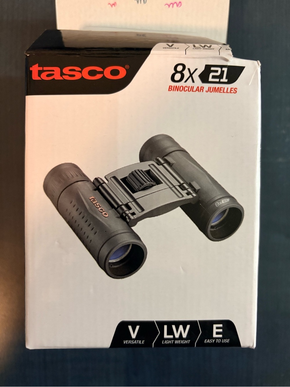 8x21 Compact Binoculars - Black